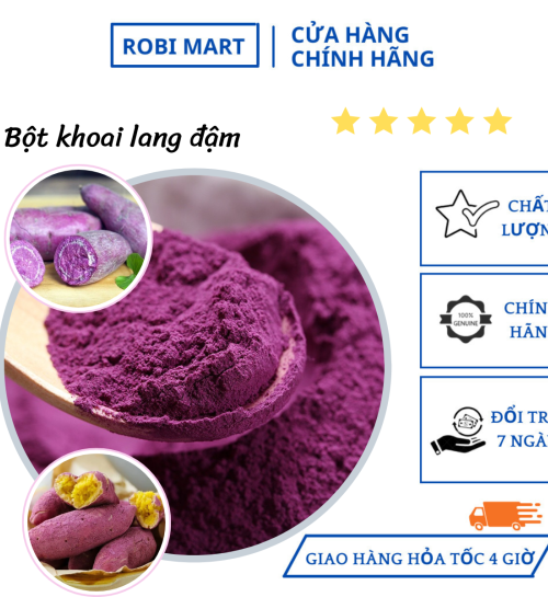Bột khoai lang tím nguyên chất